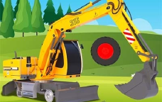 幼儿启蒙益智动画片《汽车世界之工程车益趣园》全55集