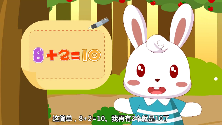 幼儿数学启蒙益智动画片《兔小贝数学课堂》全50集-数学课堂-第4张