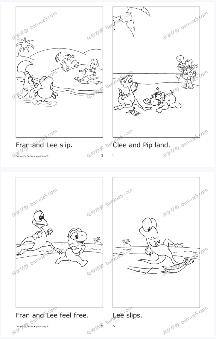 幼儿英语启蒙《Learning A-Z HeadSprout》黑白+彩色PDF共90册-英语课堂-第3张