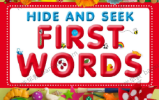 幼儿早教英语认知书《Hide and Seek First Words》亲子游戏单词识字书