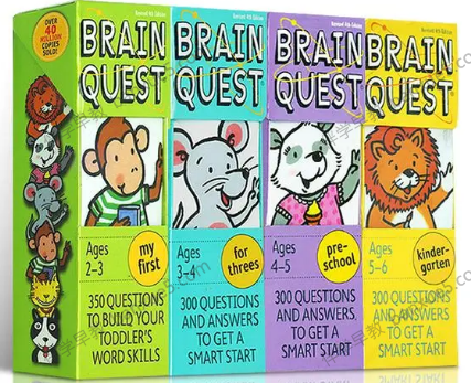 儿童英语启蒙《Brain quest》问答卡6册PDF+外教视频350集+mp3音频-英语课堂-第1张