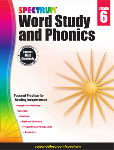 自然拼读练习册《Spectrum Word and Phonics》GK-G6共7册PDF-自然拼读-第1张